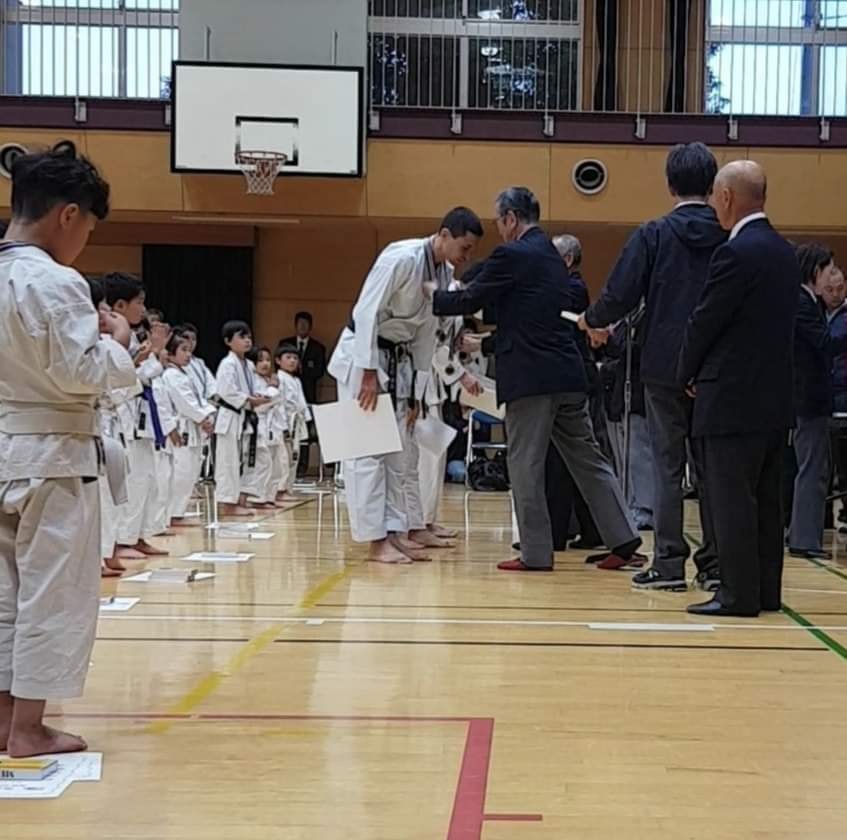 Remise de médaille championnat interclub TOSHINKAI 2019